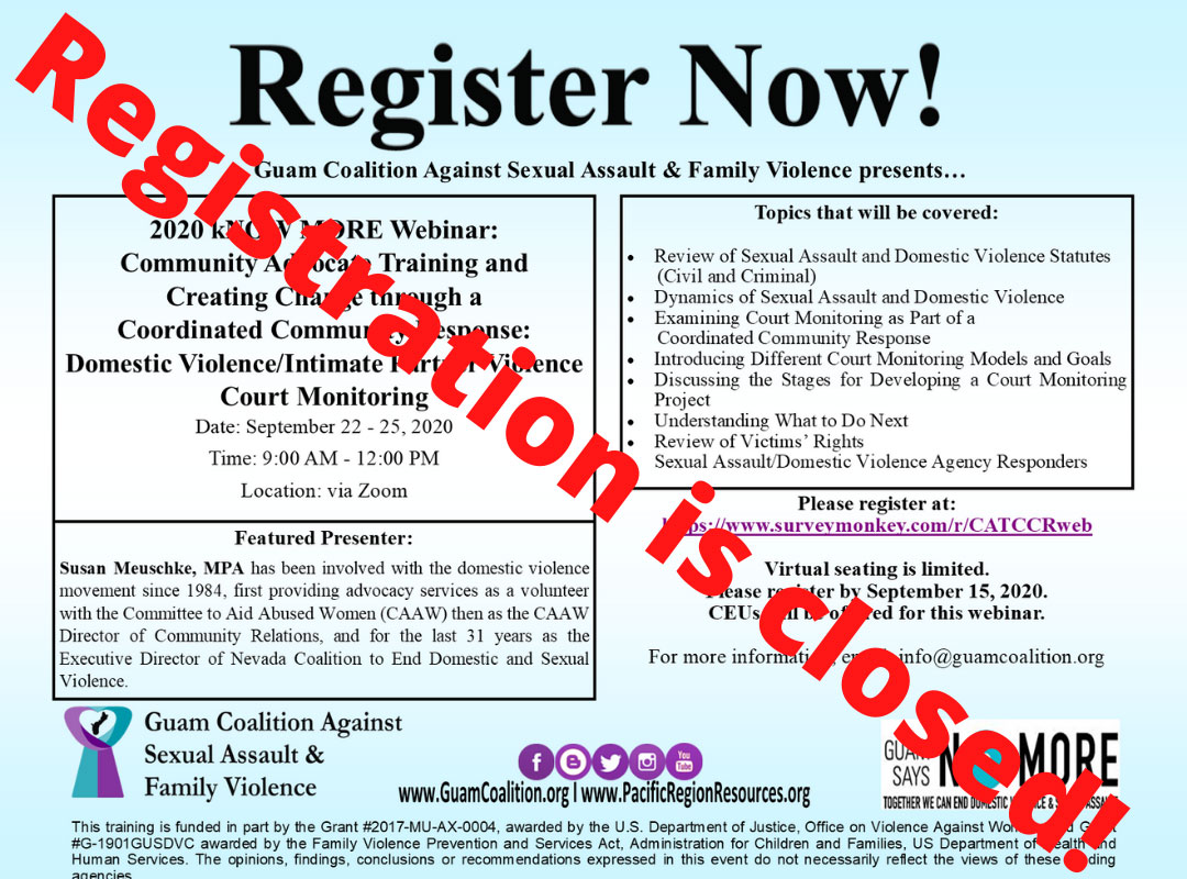 Guam Coalition Against Sexual Assault & Family Violence (GCASAFV ...